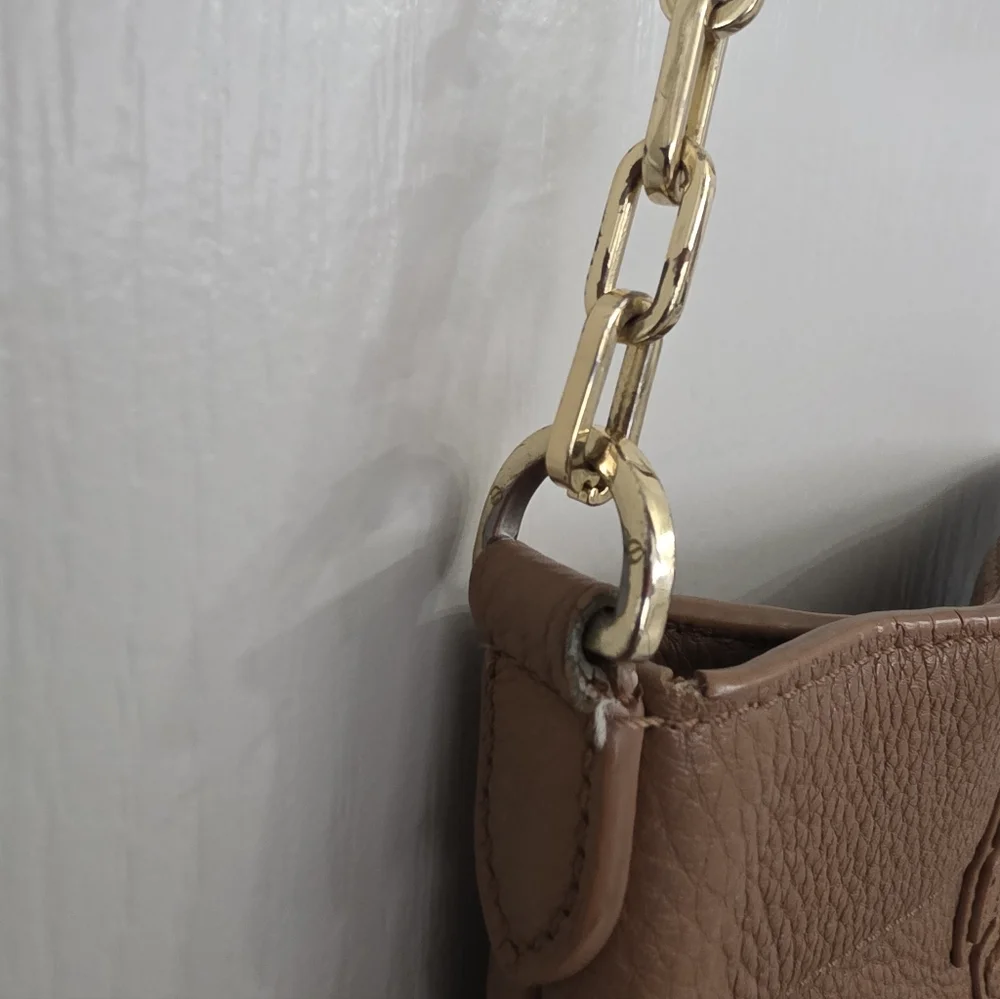 Tory Burch Tan Leather Crossbody Bag